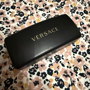 Versace Sunglasses Case in Black and Gold
